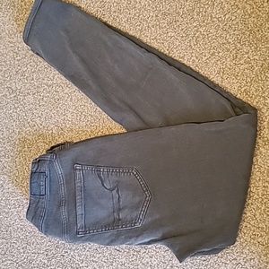 Green AE stretch jeggin